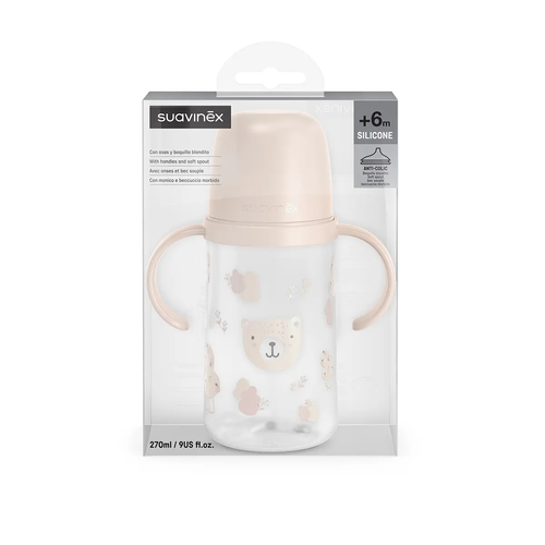 Drugi kubek z silikonowym ustnikiem 270 ml - różowy | Wild & Free 6