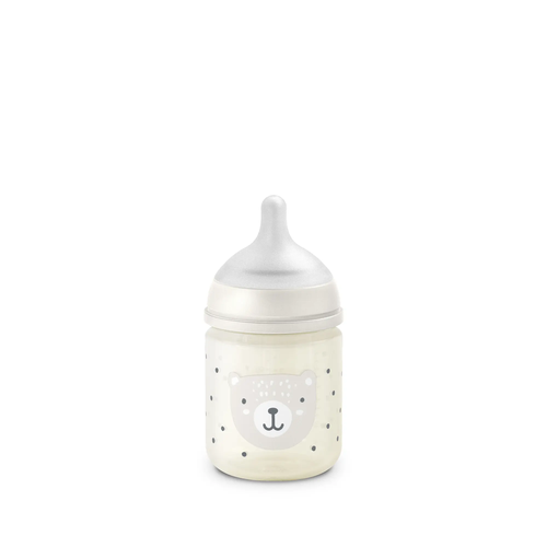 Butelka szklana SX Pro 120 ml, przepływ ultra wolny XS – beżowa | Wild & Free 2