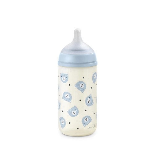 Butelka szklana SX Pro 240 ml, przepływ wolny S – niebieska | Wild & Free 2