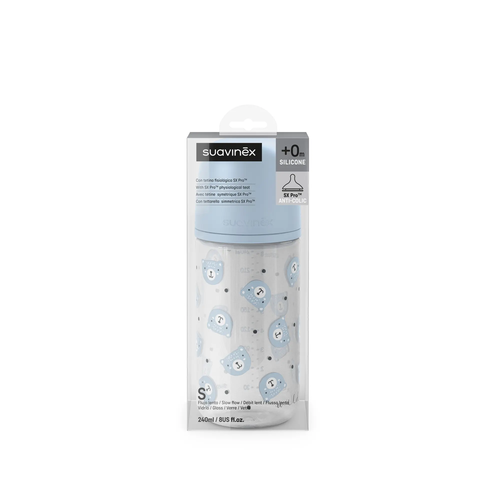 Butelka szklana SX Pro 240 ml, przepływ wolny S – niebieska | Wild & Free 3