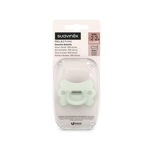 Smoczek fizjologiczny SX Pro MINI (-2/+2 m) – zielony, motylek | Colour Essence 4