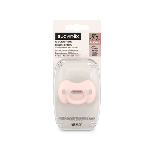 Smoczek fizjologiczny SX Pro MINI (-2/+2 m) – różowy | Colour Essence 5