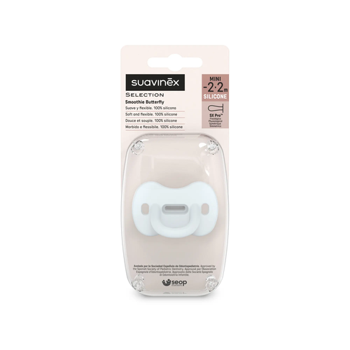 Smoczek fizjologiczny SX Pro MINI (-2/+2 m) – niebieski | Colour Essence 5