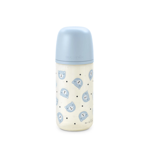 Butelka szklana SX Pro 240 ml, przepływ wolny S – niebieska | Wild & Free 1