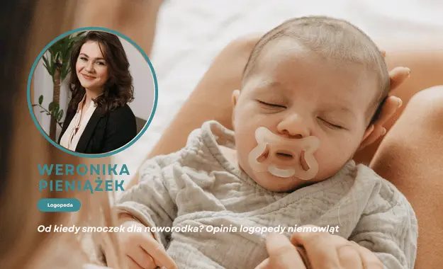 Od kiedy smoczek dla noworodka? Opinia logopedy niemowląt
