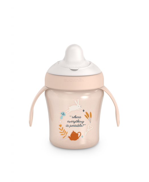 KUBEK DO NAUKI PICIA 200 ML WONDERLAND RÓŻOWY