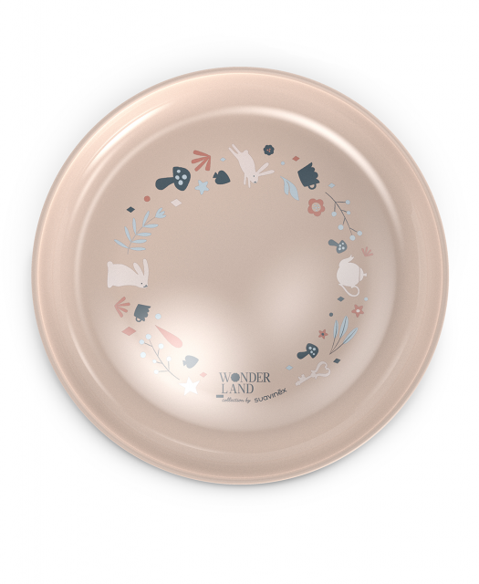 Toddler Feeding Set Pink Plate 02
