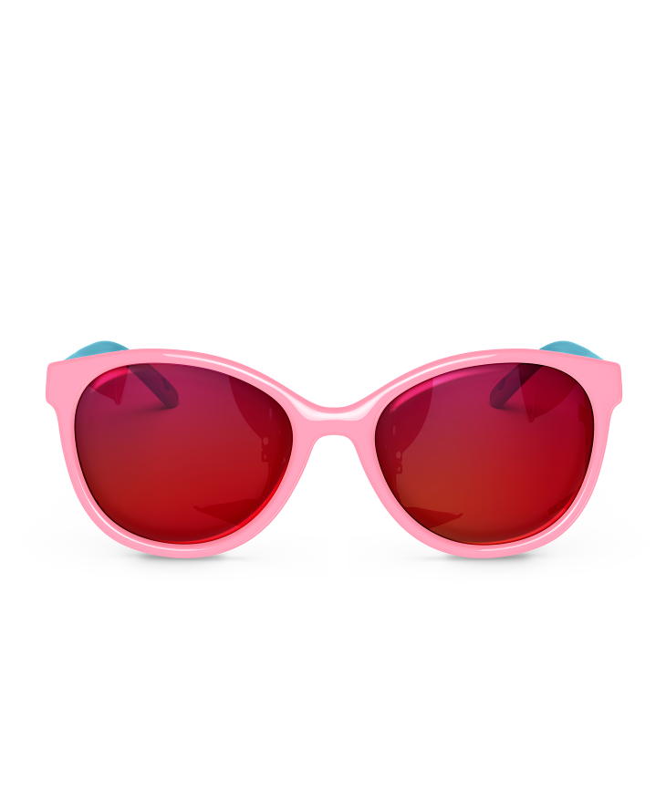 Okulary przeciwsłoneczne +36m różowe