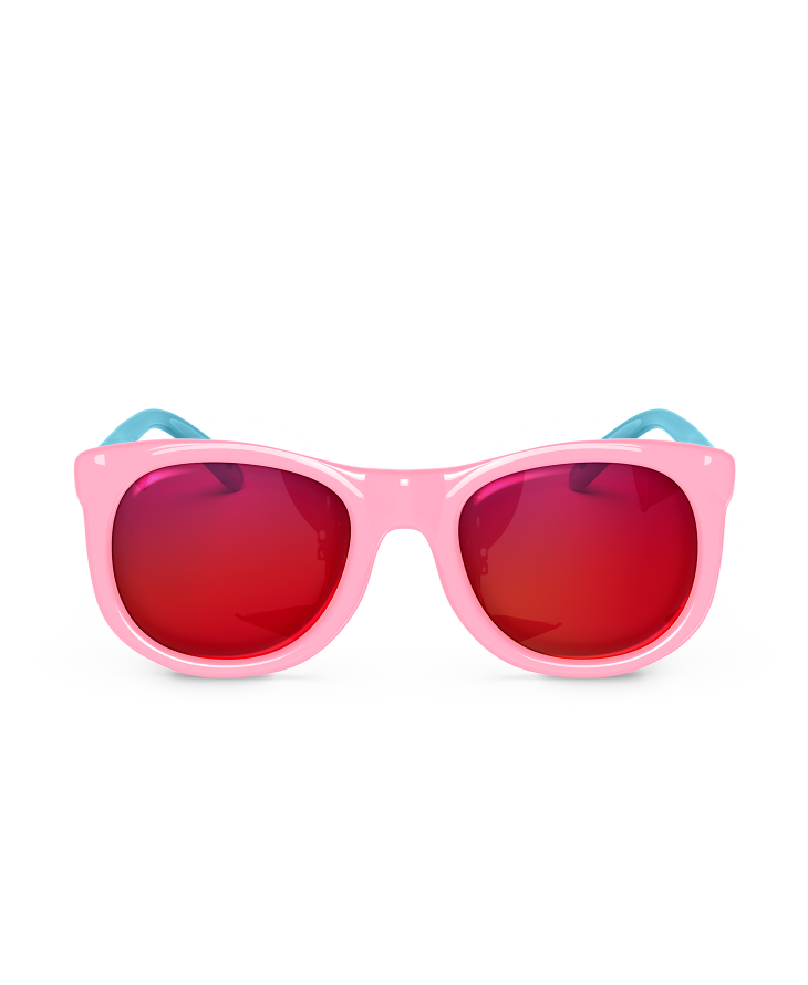 Okulary przeciwsłoneczne 24-36m różowe