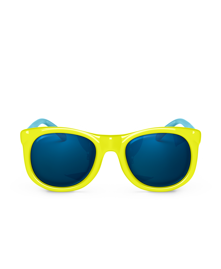 Okulary przeciwsłoneczne 24-36m żółte