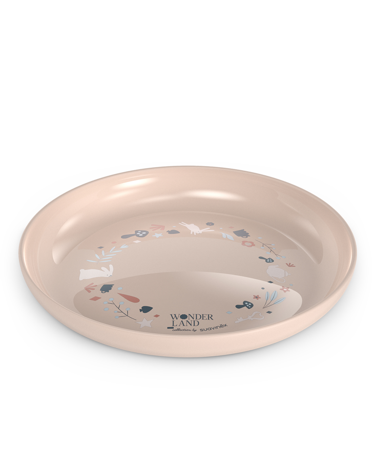 Toddler Feeding Set Pink Plate 01