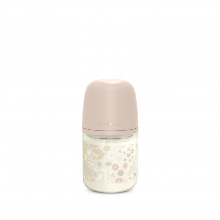 WONDERLAND BUTELKA SZKLANA 120ML SX PRO PRZEPŁYW WOLNY RÓŻOWA LIBERTY